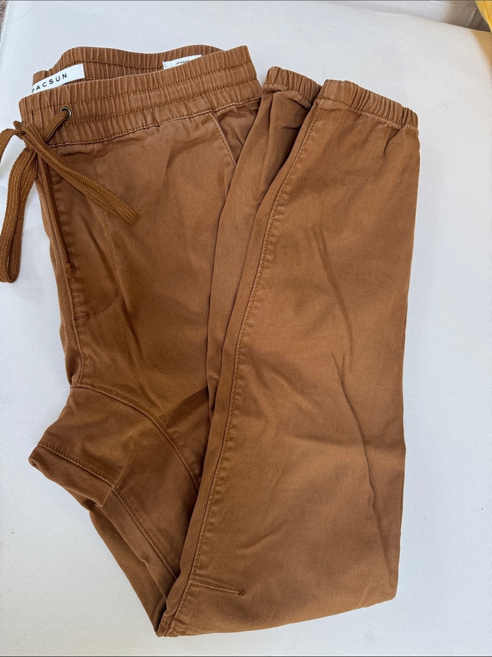 PacSun Men's Tan Brown Chino Joggers